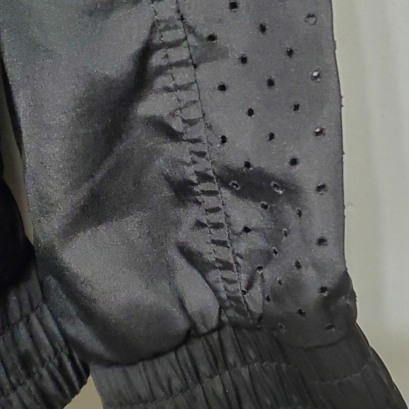 Bebe Sport Black Mesh Track Jacket - Picture 6 of 10
